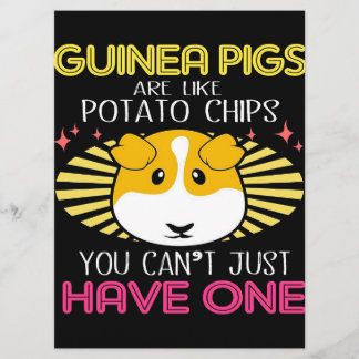 Guinea Pig Kartoffel Chip Funny Pet Besitzer Gesch Menükarte