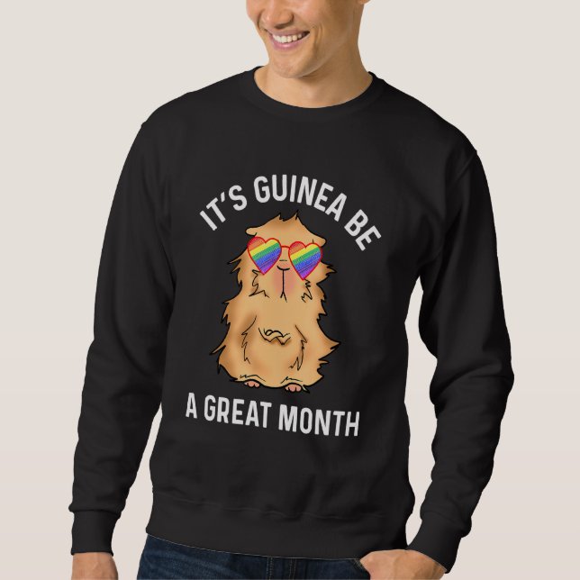 Guinea Pig Lgbtq Stuff Gay Pride Monat seine Schla Sweatshirt (Vorderseite)