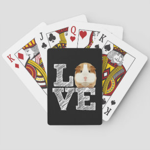 Guinea Pig Liebe Rodent Wheel Spielkarten