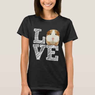 Guinea Pig Liebe Rodent Wheel T-Shirt