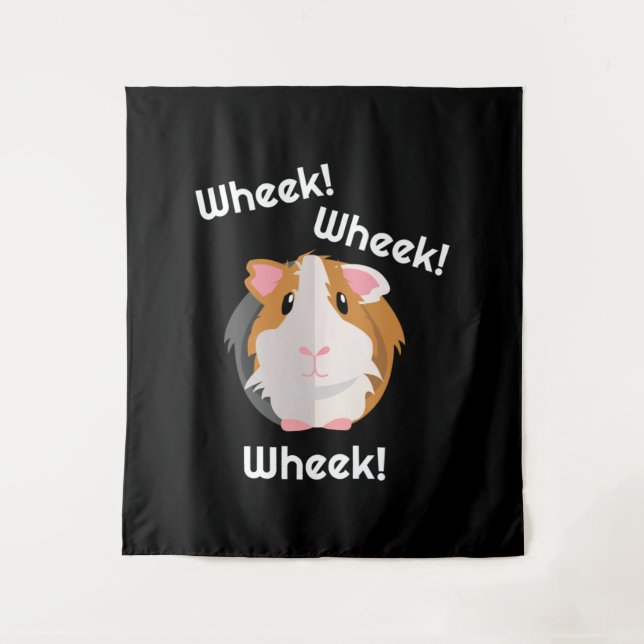 Guinea Pig Liebe Wandteppich (Vorderseite)