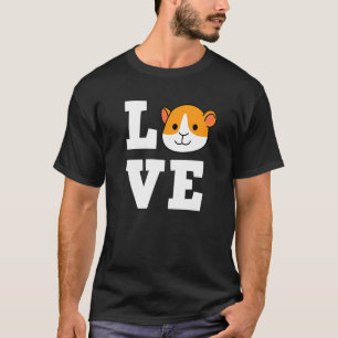 Guinea Pig Love Cute Furry Potato Hamster Cavy Pet T-Shirt