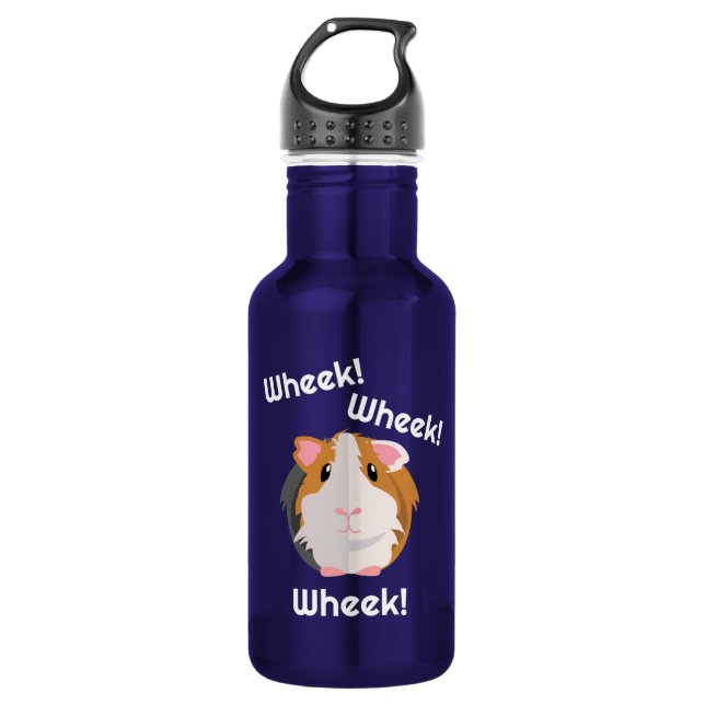 Guinea Pig Love Edelstahlflasche (Vorderseite)