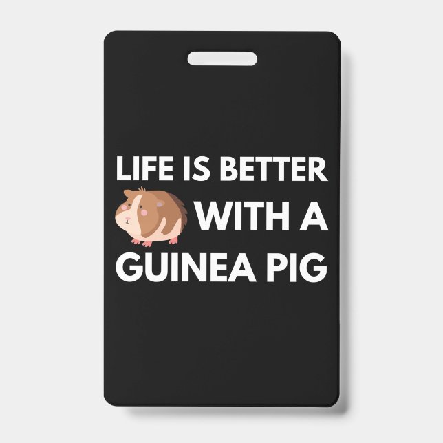 Guinea Pig Lover Ausweis (Vorderseite)
