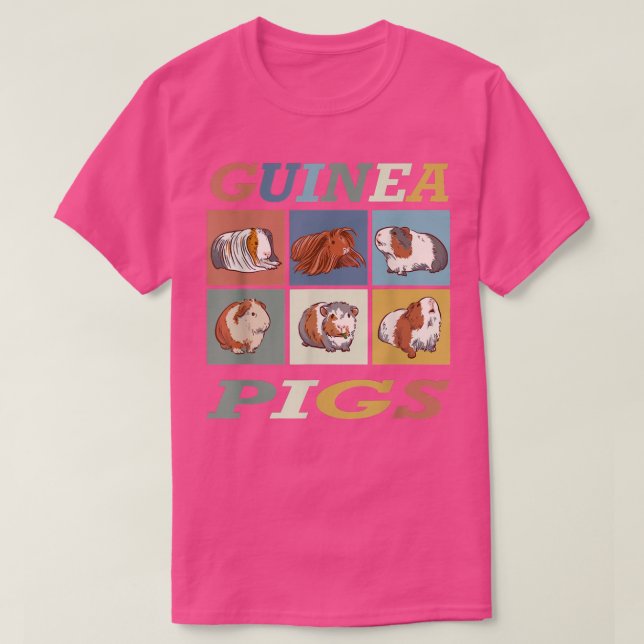 Guinea Pig Lover Funny T-Shirt (Design vorne)