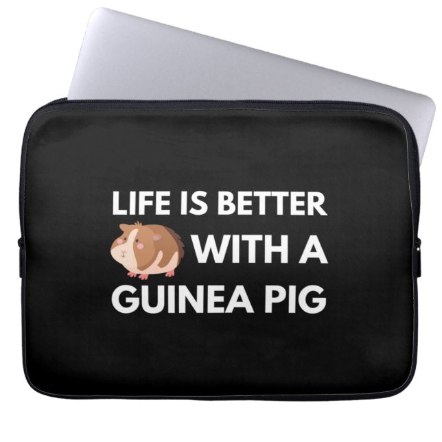 Guinea Pig Lover Laptopschutzhülle (Vorderseite)