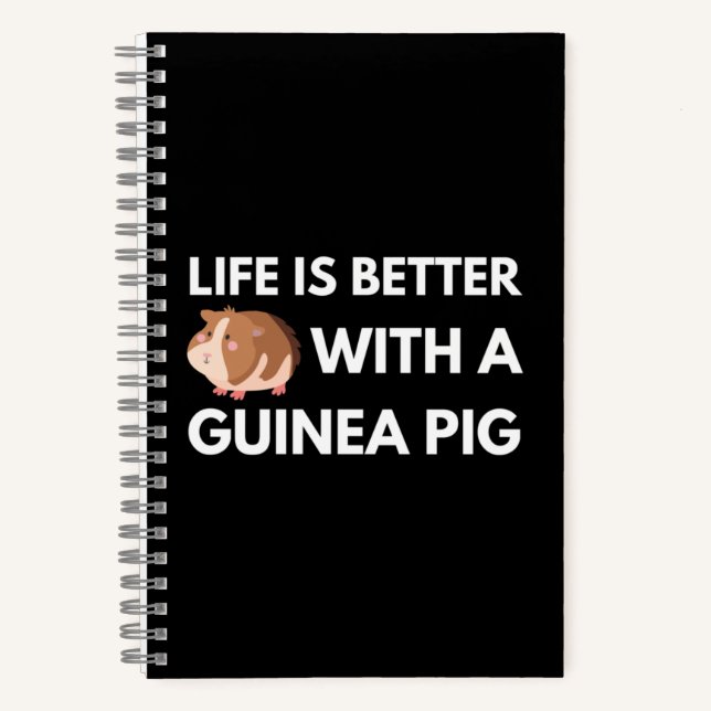 Guinea Pig Lover Notizbuch (Vorderseite)
