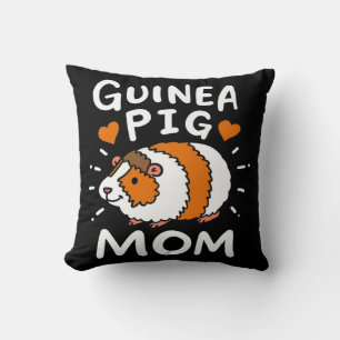 Guinea Pig Mom Funny Mother Cute Pet Kissen