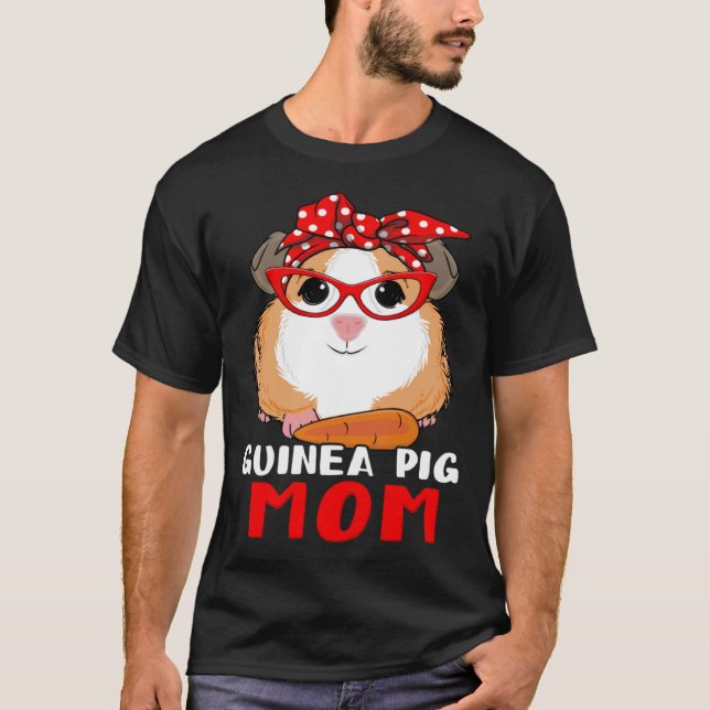 Guinea Pig Mom Mothers Day Hamster  Mama Womens T-Shirt (Vorderseite)
