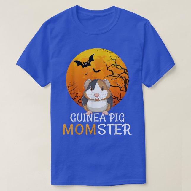 Guinea Pig Momster Funny Women Halloween T-Shirt (Design vorne)