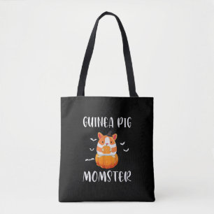 Guinea Pig Momster Pumpkin Monster Funny Halloween Tasche