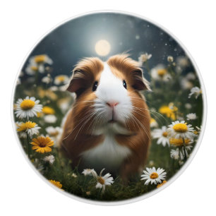 Guinea Pig Moon Daisies, Keramikknauf