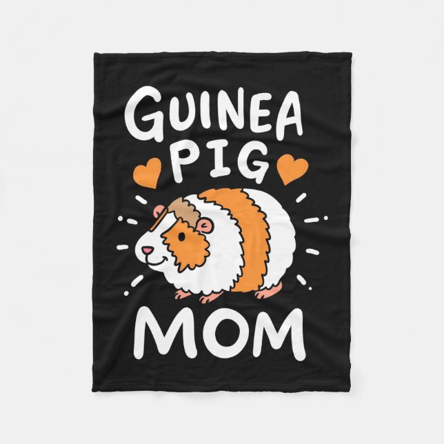 Guinea Pig Mutter Fleecedecke (Vorderseite)