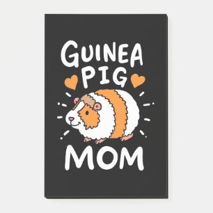 Guinea Pig Mutter Post-it Klebezettel