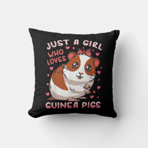 Guinea Pig nur ein Mädchen, das Guinea Liebe Schwe Kissen