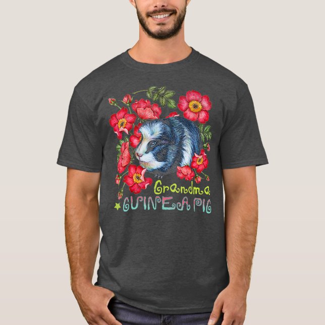 Guinea Pig Oma Hausfrau T-Shirt (Vorderseite)