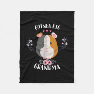Guinea Pig Oma Mors Day and Christmas Geschenk Fleecedecke