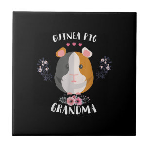 Guinea Pig Oma Mors Day and Christmas Geschenk Fliese
