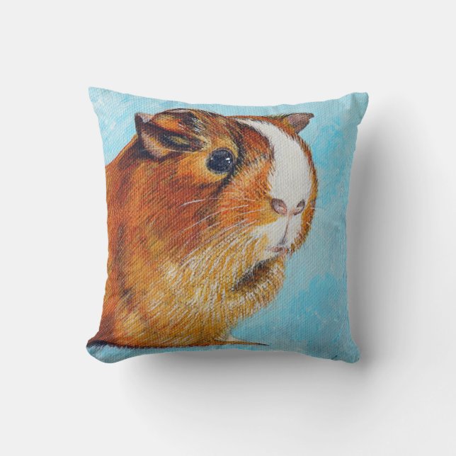 Guinea Pig Painting Kissen (Vorderseite)