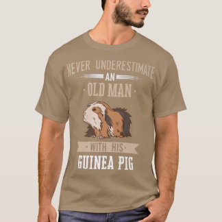 Guinea Pig Pet Peruvian Sheba old man  T-Shirt