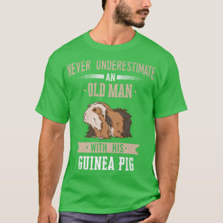 Guinea Pig Pet Peruvian Sheba old man  T-Shirt