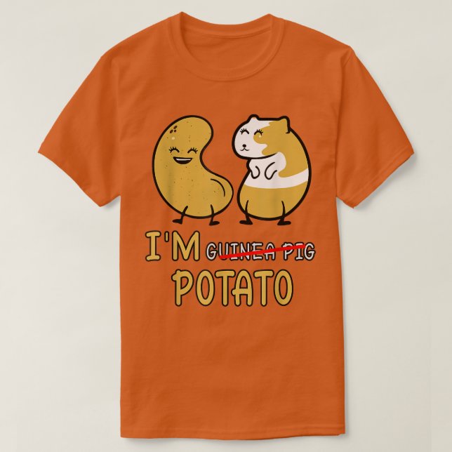 guinea pig potato love  T-Shirt (Design vorne)