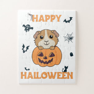 Guinea Pig Pumpkin Sweet Animals Happy Halloween J