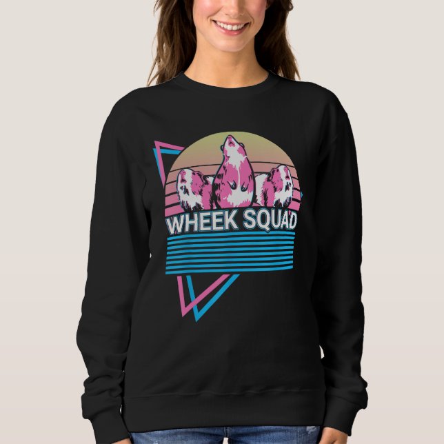 Guinea Pig Retro Wheek Squad Sweatshirt (Vorderseite)