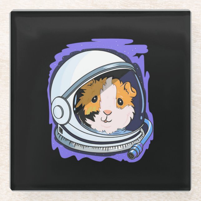 Guinea Pig Science Glasuntersetzer (Vorderseite)