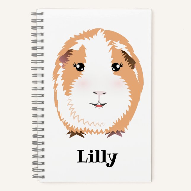 Guinea Pig Spiral Notebook Notizbuch (Vorderseite)