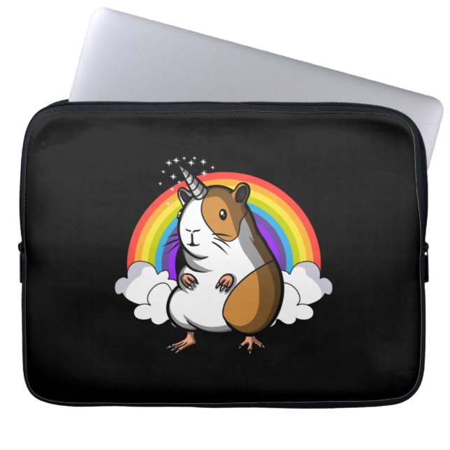 Guinea Pig Unicorn Laptopschutzhülle (Vorderseite)