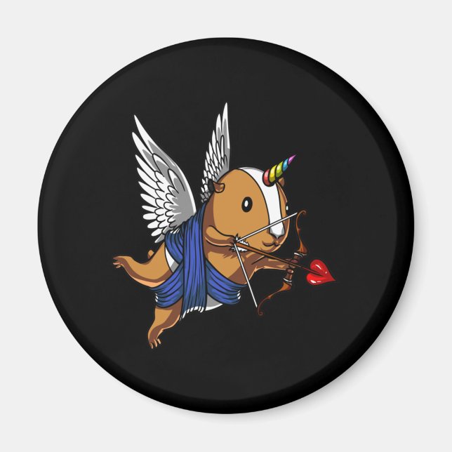 Guinea Pig Unicorn Magnet (Vorne)