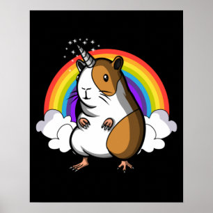 Guinea Pig Unicorn Poster
