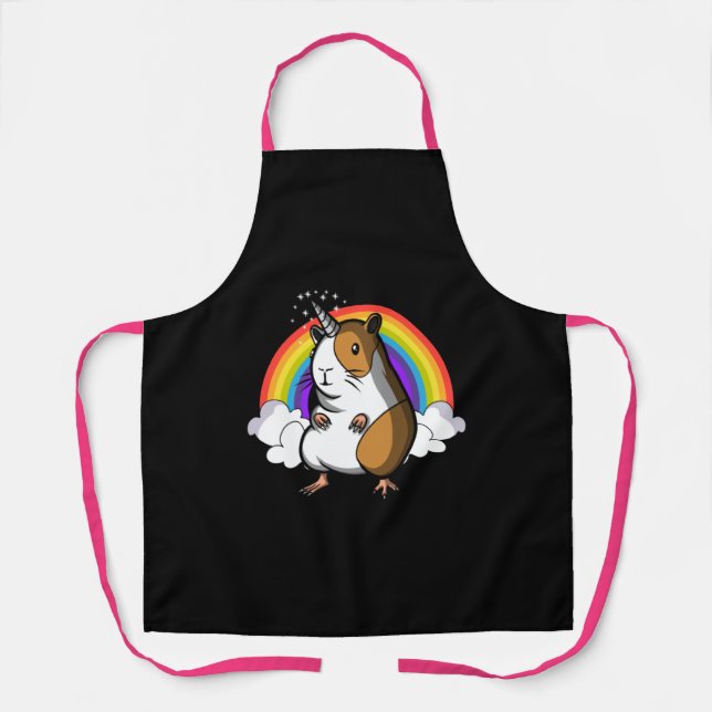Guinea Pig Unicorn Schürze (Vorderseite)