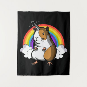 Guinea Pig Unicorn Wandteppich