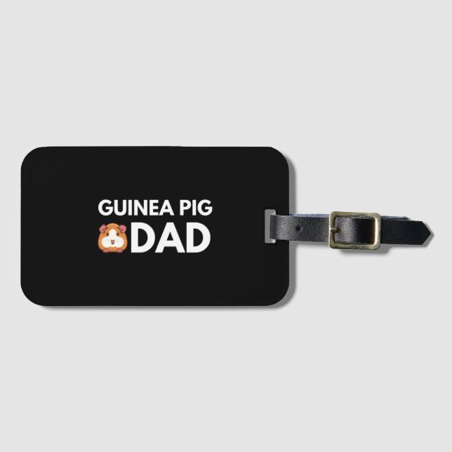 Guinea Pig Vater Gepäckanhänger (Vorderseite (Horizontal))
