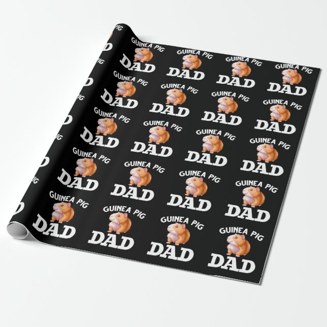 Guinea Pig Vater Geschenkpapier (Ungerollt)