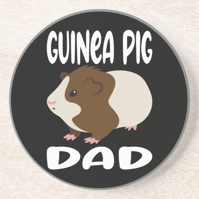 Guinea Pig Vater Getränkeuntersetzer (Vorne)