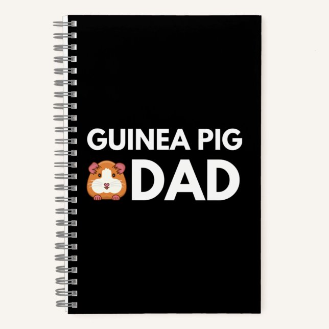 Guinea Pig Vater Notizbuch (Vorderseite)