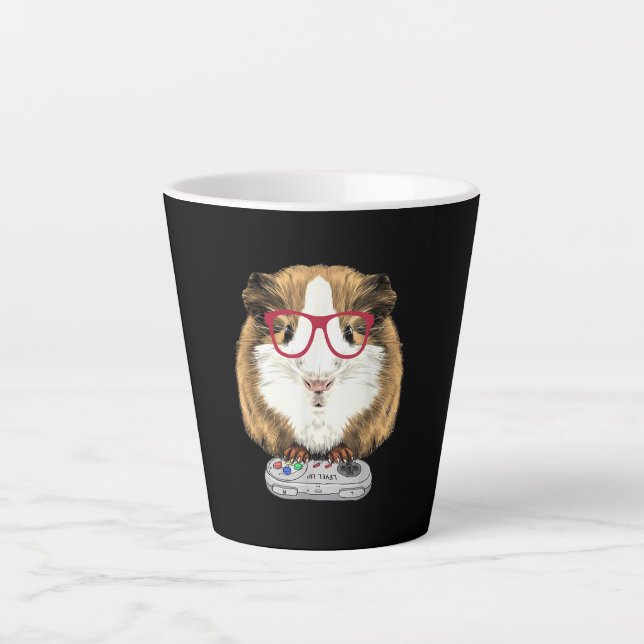 Guinea Pig Video Game Wildlife Animal Gift Milchtasse (Vorderseite)