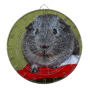 Guinea Pig Weihnachten Dartscheibe