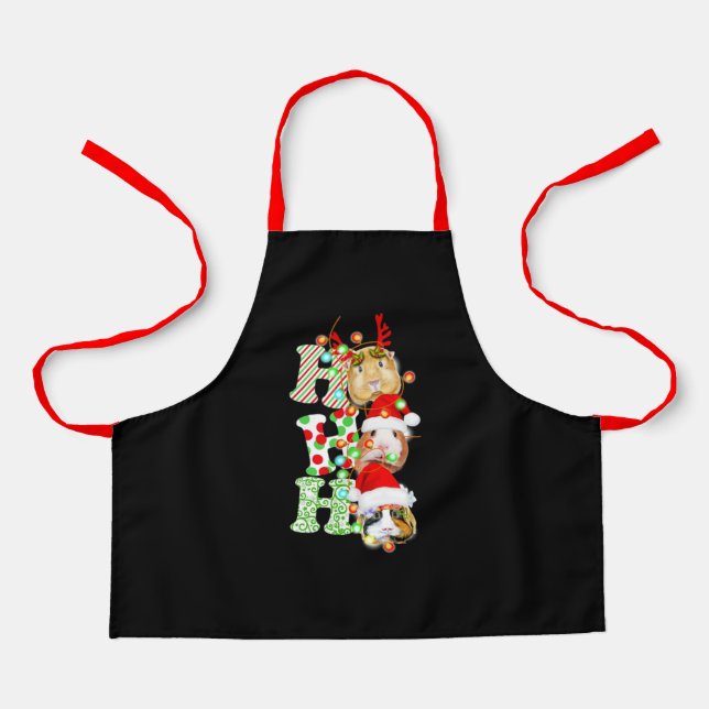 Guinea Pig Weihnachten Schürze (Vorderseite)