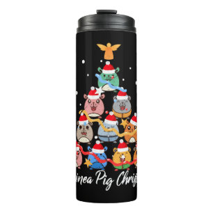 Guinea Pig Weihnachten Thermosbecher