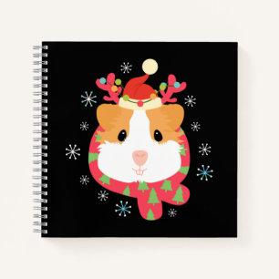Guinea Pig Weihnachtsmann Notizbuch