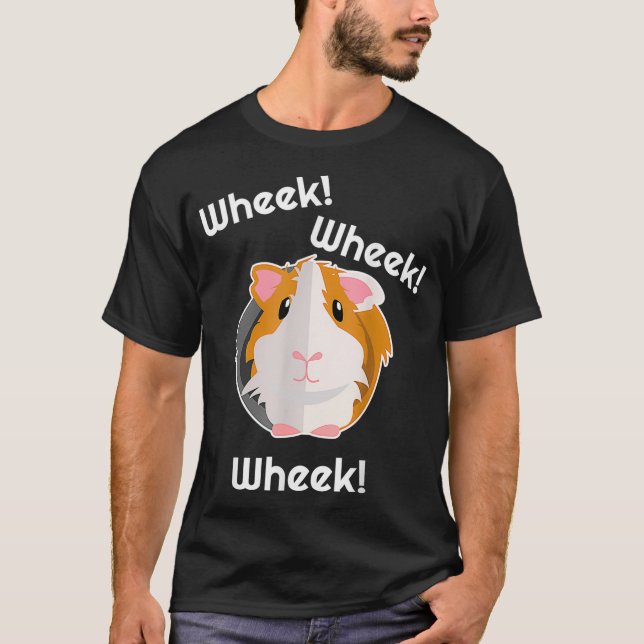 Guinea Pig Wheek    GiftGuinea Schweine Geburtstag T-Shirt (Vorderseite)