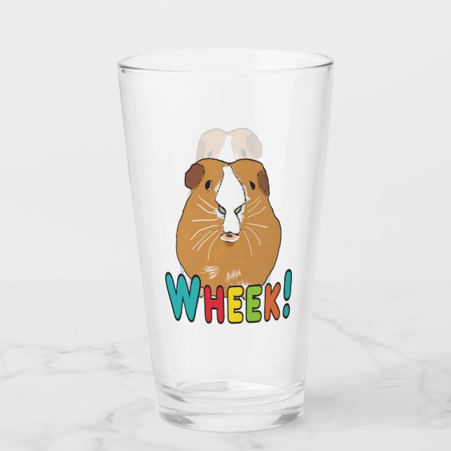 Guinea Pig Wheek Glas (Vorderseite)