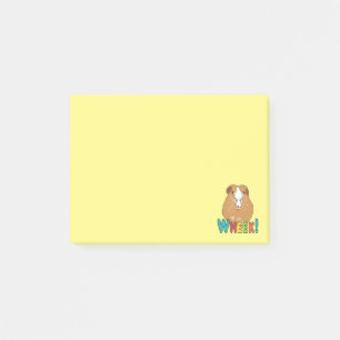 Guinea Pig Wheek Post-it Klebezettel
