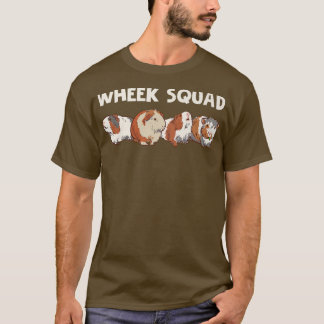 Guinea Pig Wheek Squad Niedlich Funny Guinea Pig P T-Shirt