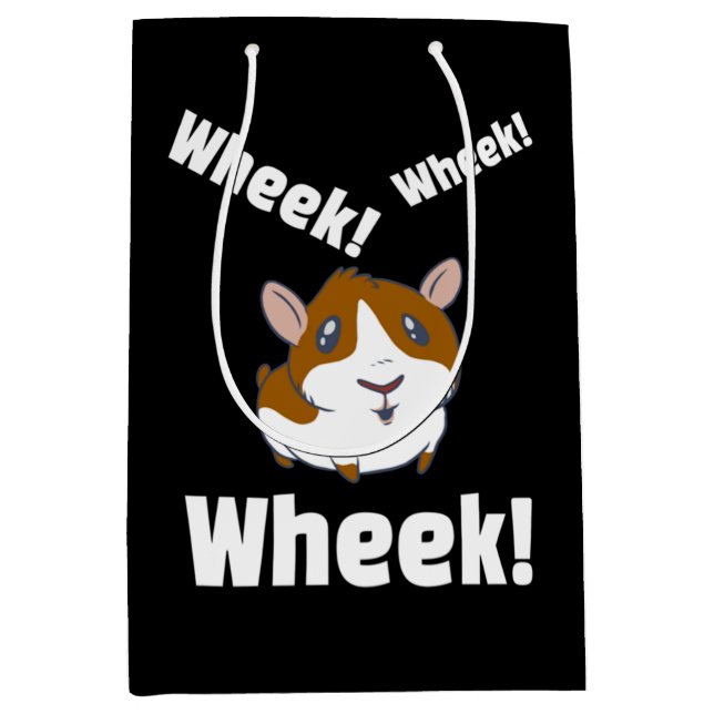 Guinea pig Wheek! Wheek! Mittlere Geschenktüte (Vorderseite)