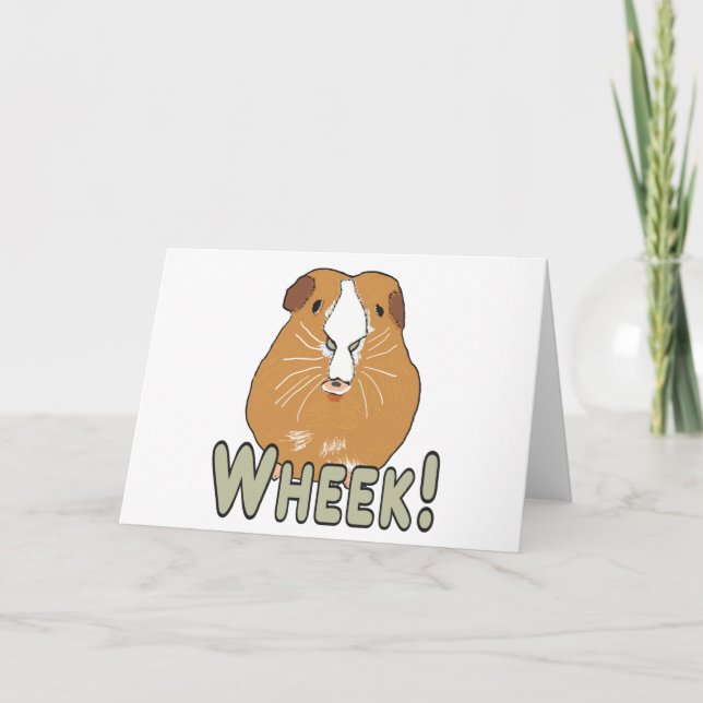 Guinea Pig Wheel Karte (Vorderseite)
